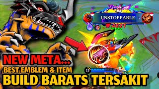 BUILD BARATS TERSAKIT 2024 TERKUAT BARATS GAMEPLAY TOP GLOBAL MOBILE LEGENDS [upl. by Anirrak]