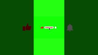 Animated Subscribe Button Green Screen 02 shorts [upl. by Nireves868]