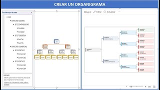 57 Crear Organigrama en Excel [upl. by Iht42]