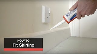 How to fit skirting with Wickes [upl. by Desmond883]