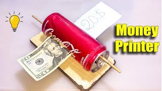 How to Make a Money Printer Magic Trick Using CoCa Cola DIY At Home  Life Hacks [upl. by Anailil]