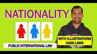 Nationality  Concept  Public International Law [upl. by Oranneg847]