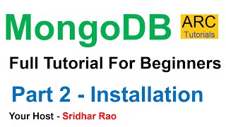 MongoDB Tutorial For Beginners 2  Install MongoDB on Windows [upl. by Hsoj]