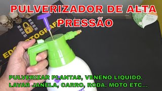 PULVERIZADOR DE ALTA PRESSÃO 2 litros  SERÁ QUE É BOM🤔🙄 pulverizador Edcriptografia [upl. by Mirilla]