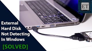 How To Fix External Hard Disk Not Detecting In Windows No Drive Letter [upl. by Ornstead]