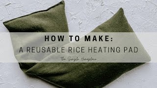 DIY Rice Heating Pad [upl. by Ayahsey]