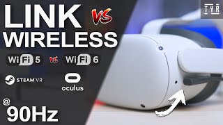 HOW TO Play Oculus amp Steam VR Games on Oculus Quest 2  Link amp 90Hz Wireless [upl. by Aisyram]