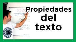 Adecuación COHERENCIA Y COHESIÓN las propiedades del texto [upl. by Nivk]