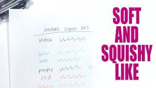 Gel Pen Review  Uniball Signo 207 [upl. by Duffie]