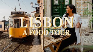 LISBON FOOD TOUR  6 Places You NEED To Try [upl. by Nylesaj]