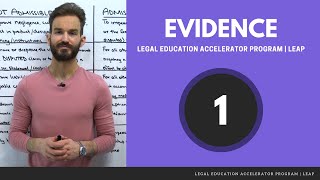 Introduction to Evidence How to Approach Evidence Fact Patterns LEAP Preview — Evidence 114 [upl. by Vinny]