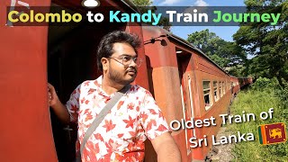 Colombo to Kandy SCENIC Train Journey  Intercity Express 2nd Class  Kandy Tour and Hostel [upl. by Ahseket]