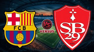 FC BARCELONA vs SATDE BRESTOIS  UEFA CHAMPIONS LEAGUE 20242025 [upl. by Niotna]