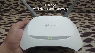 HOW TO CHANGE WIFI NAME AND PASSWORD IN TPLINK WIFI ROUTER [upl. by Anirbas]