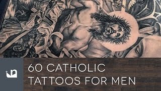 60 Catholic Tattoos For Men [upl. by Nadabus]