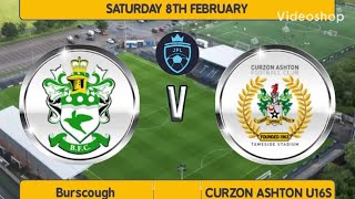 Curzon Ashton u16s v Burscough AFC JPL 822025 60 [upl. by Eckblad877]