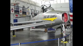 Museum Aircraft History Series  Republic F84 Thunderstreak [upl. by Reinold405]