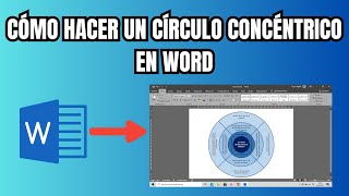 Organizador gráfico en Word  Círculo concéntrico [upl. by Theda]