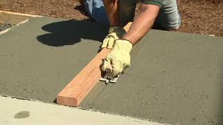 How to Pour amp Finish Concrete Hi Resolution [upl. by Htenek]