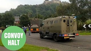 Protestors Stopping Nuclear Convoy By Jumping In Front Of Trucks [upl. by Ytoc444]