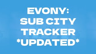 Evony Sub City Tracker UPDATED [upl. by Adnamahs655]