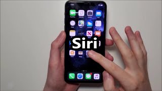 How to Call Siri  iPhone 11 [upl. by Cristoforo930]