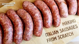 Make Authentic Italian Sausages from Scratch  Start to Finish Sausage Making Instructions amp Recipe [upl. by Ybreh]