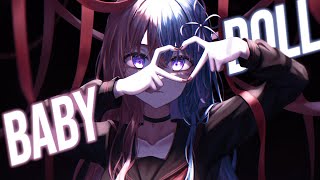 Nightcore  BABYDOLL Lyrics [upl. by Ericksen138]