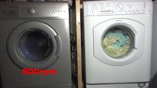 Spin race No166  Beko vs Hotpoint [upl. by Caresa]