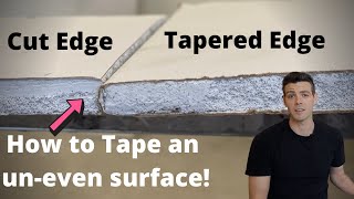 How to Tape Uneven Drywall Joints [upl. by Portia345]