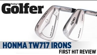 Honma TW717 Irons  First Hit Review  Todays Golfer [upl. by Willy376]