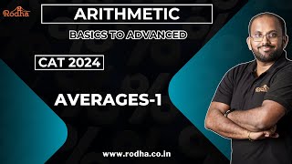 Averages 1  CAT Exam Preparation 2024  Arithmetic  Quantitative Aptitude [upl. by Germann370]