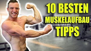 Sofort schneller Muskeln aufbauen  10 besten Tipps [upl. by Sean]