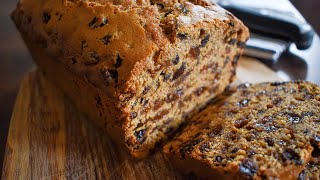 TRADITIONAL IRISH BARMBRACK RECIPE IRISH TEA BREAD BÁIRÍN BREAC [upl. by Arliene]