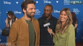 Anthony Mackie and Sebastian Stans Hilarious New quotAvengers Infinity Warquot Interview [upl. by Suhsoj428]