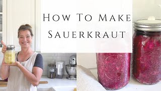 How to make Sauerkraut [upl. by Bomke572]