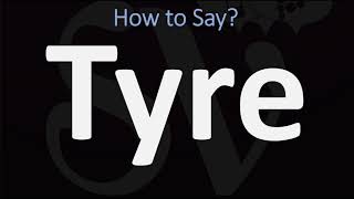 How to Pronounce Tyre BIBLE Lebanon [upl. by Dazraf]