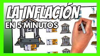 ✅ ¿Qué es la INFLACIÓN ¿Cómo se crea  Todo sobre la INFLACIÓN en 5 minutos [upl. by Luhey]