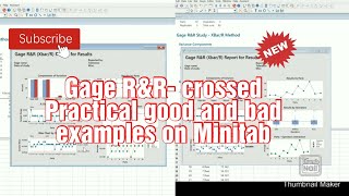 Minitab Tutorial Variable Gage RampR [upl. by Annairba]