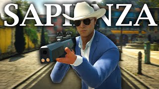 HITMAN Sapienza Cowboy Gun Crazy Kill Everyone [upl. by Natica]