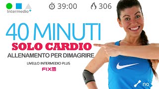 Super Cardio Allenamento Per Dimagrire E Bruciare Calorie [upl. by Nylirac]