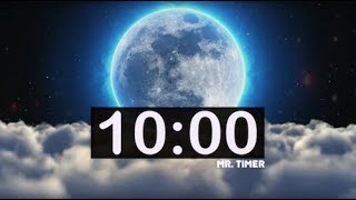 10 Minute Timer with Relaxing Music Calm Music for Peace Meditation Sleep for Kids [upl. by Jephthah]