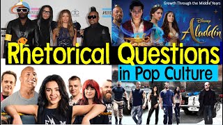 Rhetorical questions in pop culture [upl. by Alarise]