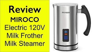 Review Miroco Milk Frother  How to make froth milk at home [upl. by Grondin]