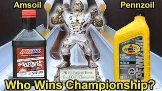 Amsoil or Pennzoil which wins Championship Lets find out [upl. by Genni]