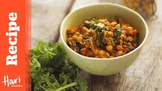 Kale amp Chickpea Curry Recipe [upl. by Naginnarb]