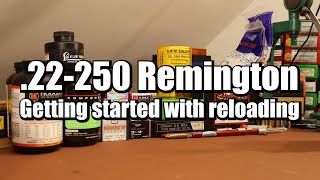 22250 Remington  Getting started with reloading [upl. by Amadas411]