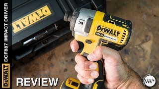 DEWALT DCF887 Brushless Impact Driver Review [upl. by Gnous]