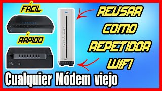 Convertir cualquier MÓDEM VIEJO en REPETIDOR WIFI o access point  Paso a paso para principiante [upl. by Aiuqcaj457]