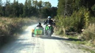 BMW  GS  Gespann im Herbst  sidecar [upl. by Fatsug]